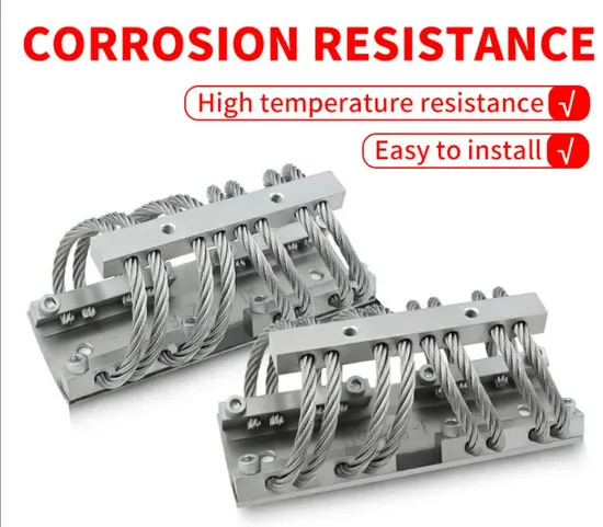 TM-82 Stainless Steel 304 Wire Rope Vibration Isolator Mounted